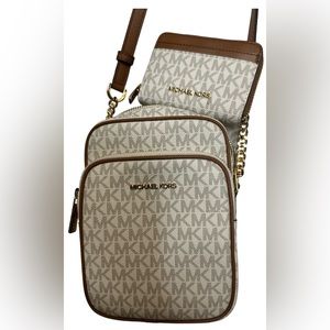 Michael Kors Jet set crossbody and wallet